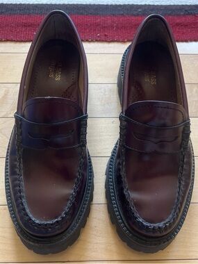 G.H. Bass Whitney Super Lug Weejun Platform Loafers